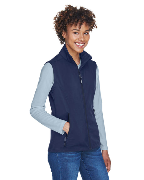 CORE365 Ladies' Cruise Two-Layer Fleece Bonded Soft Shell Vest CORE365