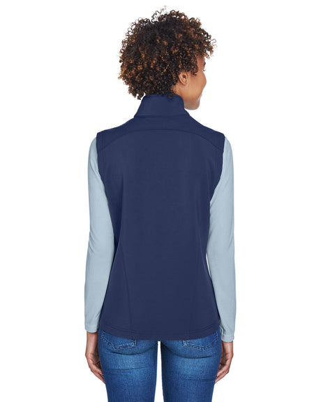 CORE365 Ladies' Cruise Two-Layer Fleece Bonded Soft Shell Vest CORE365