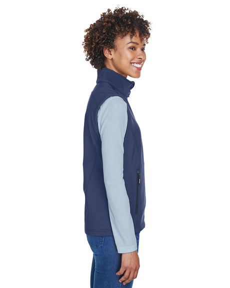 CORE365 Ladies' Cruise Two-Layer Fleece Bonded Soft Shell Vest CORE365