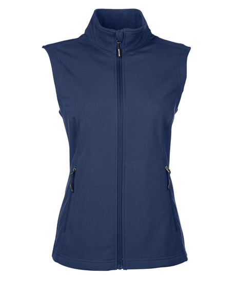 CORE365 Ladies' Cruise Two-Layer Fleece Bonded Soft Shell Vest CORE365