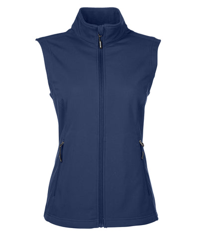 CORE365 Ladies' Cruise Two-Layer Fleece Bonded Soft Shell Vest