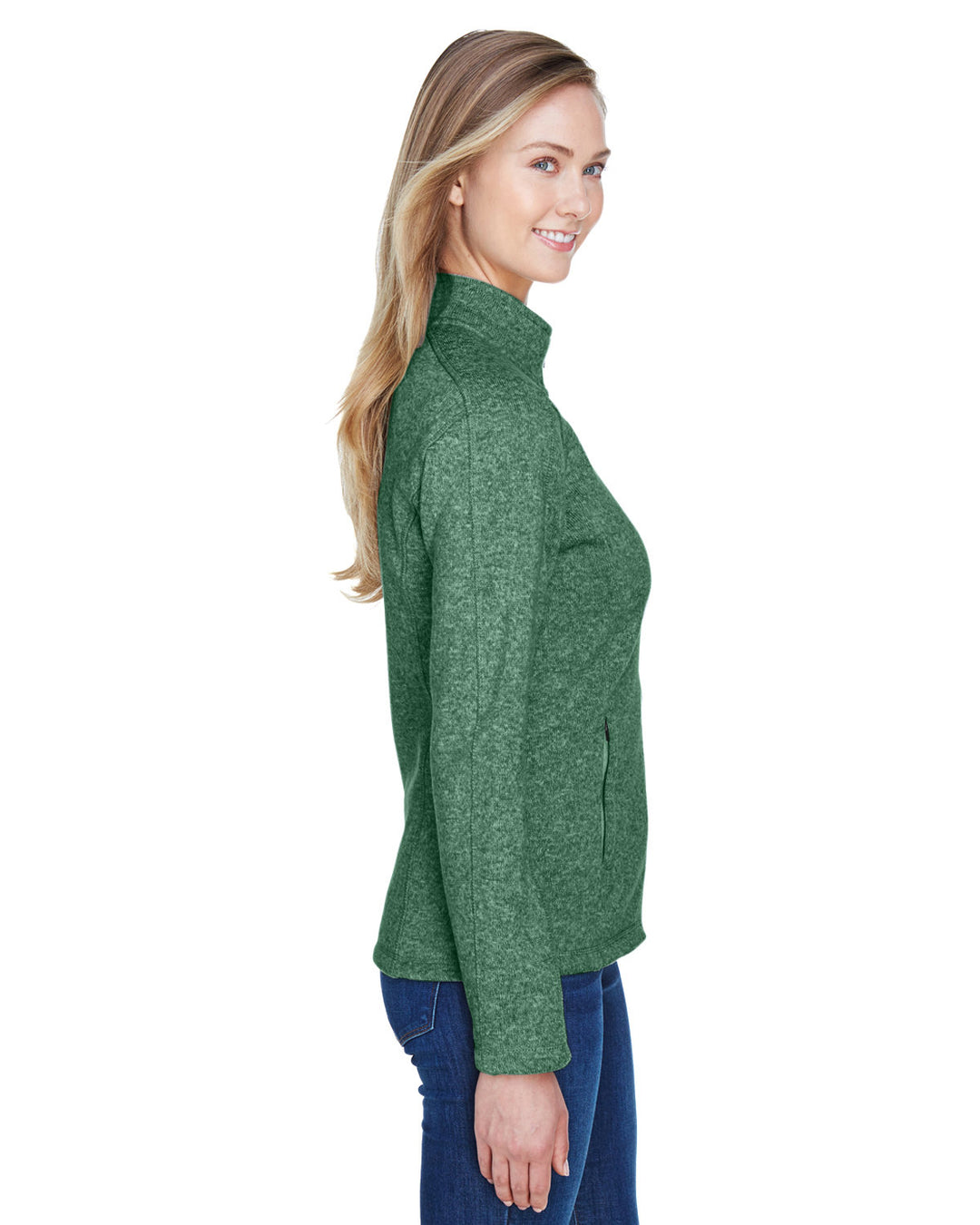 Devon & Jones Ladies' Bristol Full-Zip Sweater Fleece Jacket Devon & Jones