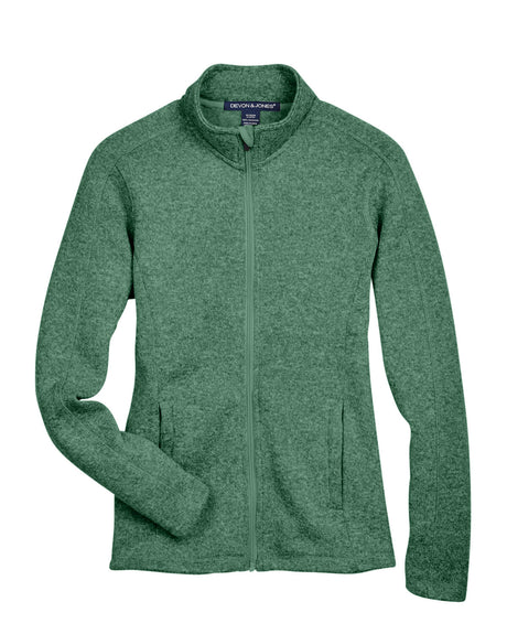 Devon & Jones Ladies' Bristol Full-Zip Sweater Fleece Jacket Devon & Jones