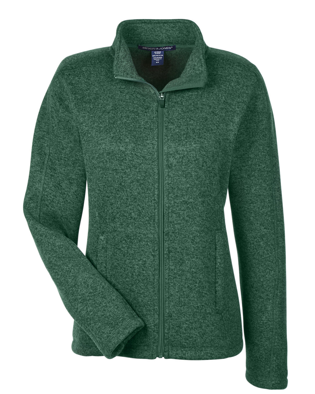 Devon & Jones Ladies' Bristol Full-Zip Sweater Fleece Jacket Devon & Jones