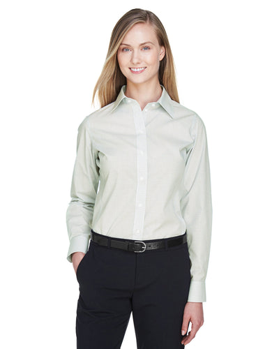 Devon & Jones Ladies' Crown Woven Collection™ Micro Tattersall