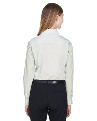 Devon & Jones Ladies' Crown Woven Collection™ Micro Tattersall