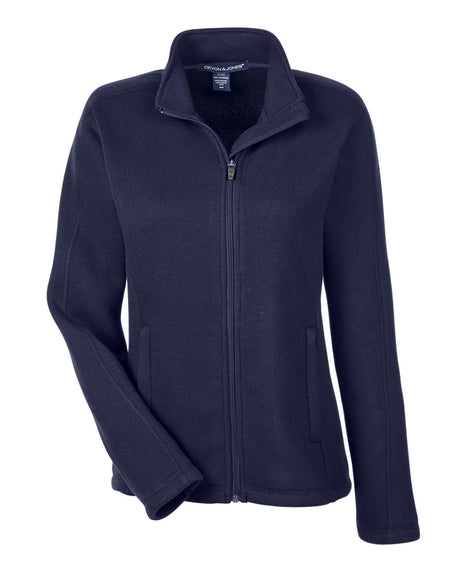 Devon & Jones Ladies' Bristol Full-Zip Sweater Fleece Jacket Devon & Jones