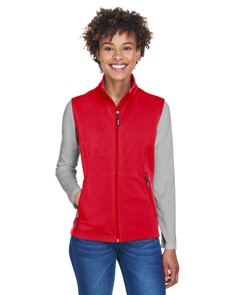 CORE365 Ladies' Cruise Two-Layer Fleece Bonded Soft Shell Vest CORE365