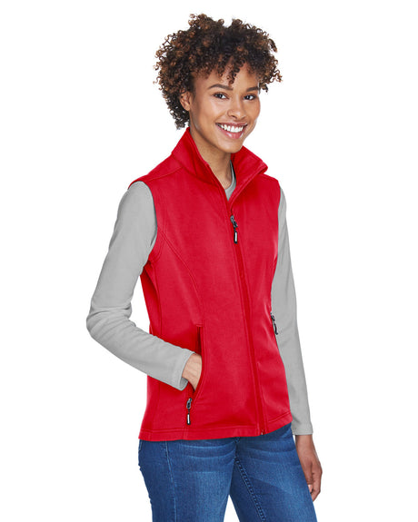 CORE365 Ladies' Cruise Two-Layer Fleece Bonded Soft Shell Vest CORE365