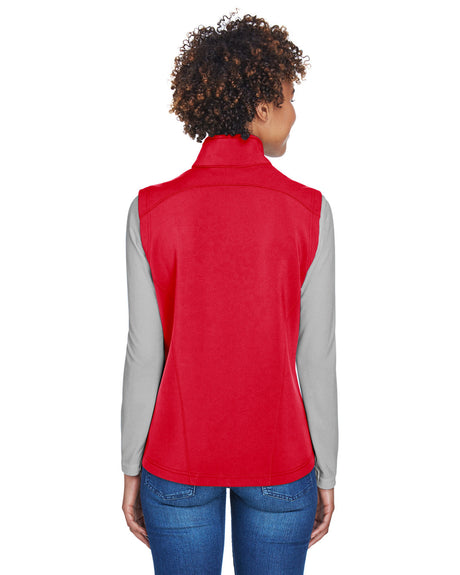 CORE365 Ladies' Cruise Two-Layer Fleece Bonded Soft Shell Vest CORE365