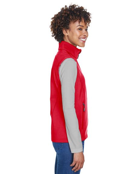 CORE365 Ladies' Cruise Two-Layer Fleece Bonded Soft Shell Vest CORE365
