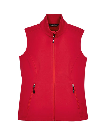 CORE365 Ladies' Cruise Two-Layer Fleece Bonded Soft Shell Vest CORE365