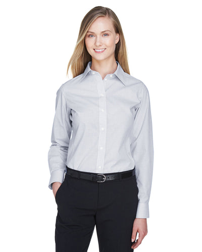 Devon & Jones Ladies' Crown Woven Collection™ Micro Tattersall
