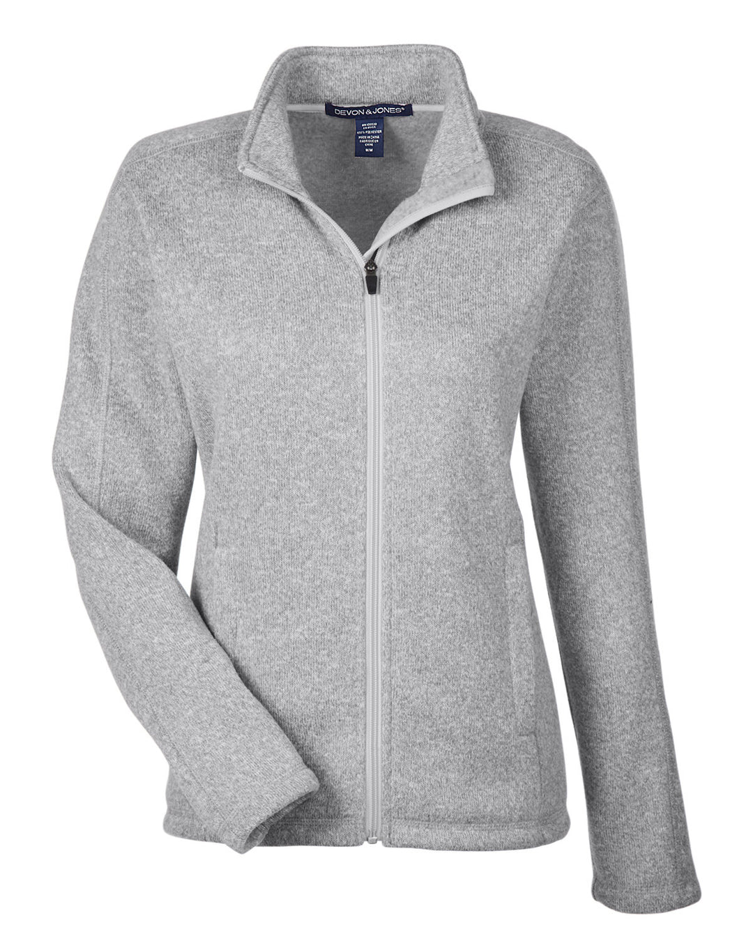Devon & Jones Ladies' Bristol Full-Zip Sweater Fleece Jacket Devon & Jones