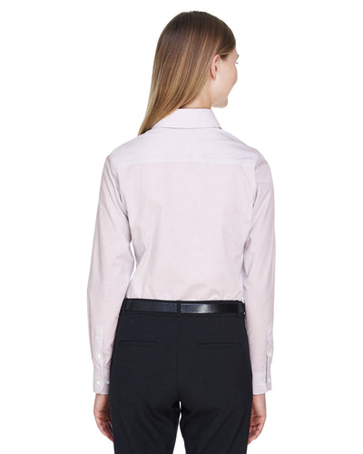 Devon & Jones Ladies' Crown Woven Collection™ Micro Tattersall