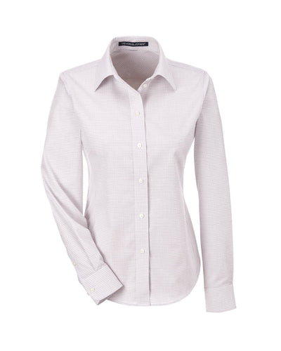 Devon & Jones Ladies' Crown Woven Collection™ Micro Tattersall