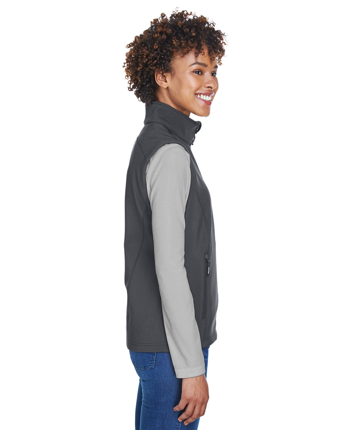 CORE365 Ladies' Cruise Two-Layer Fleece Bonded Soft Shell Vest CORE365