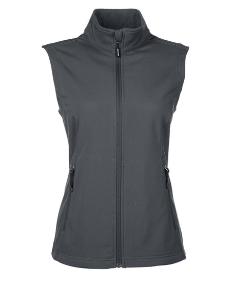 CORE365 Ladies' Cruise Two-Layer Fleece Bonded Soft Shell Vest CORE365
