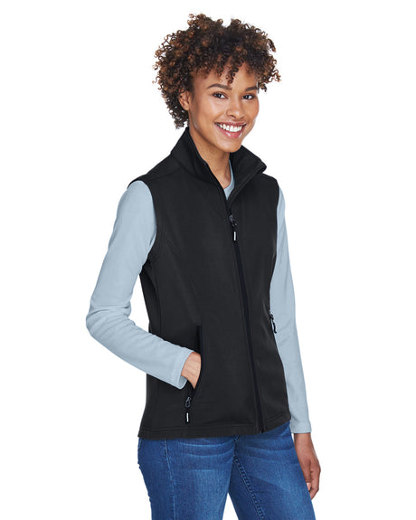 CORE365 Ladies' Cruise Two-Layer Fleece Bonded Soft Shell Vest CORE365