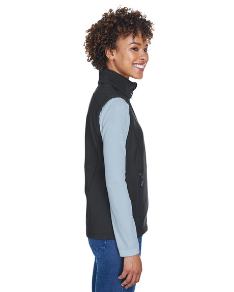 CORE365 Ladies' Cruise Two-Layer Fleece Bonded Soft Shell Vest CORE365