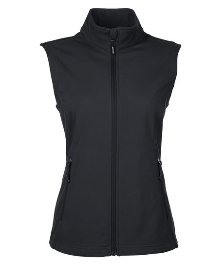 CORE365 Ladies' Cruise Two-Layer Fleece Bonded Soft Shell Vest CORE365