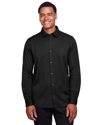 Devon & Jones Men's CrownLux Performance™ Plaited Button-Down Shirt