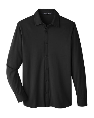 Devon & Jones Men's CrownLux Performance™ Plaited Button-Down Shirt