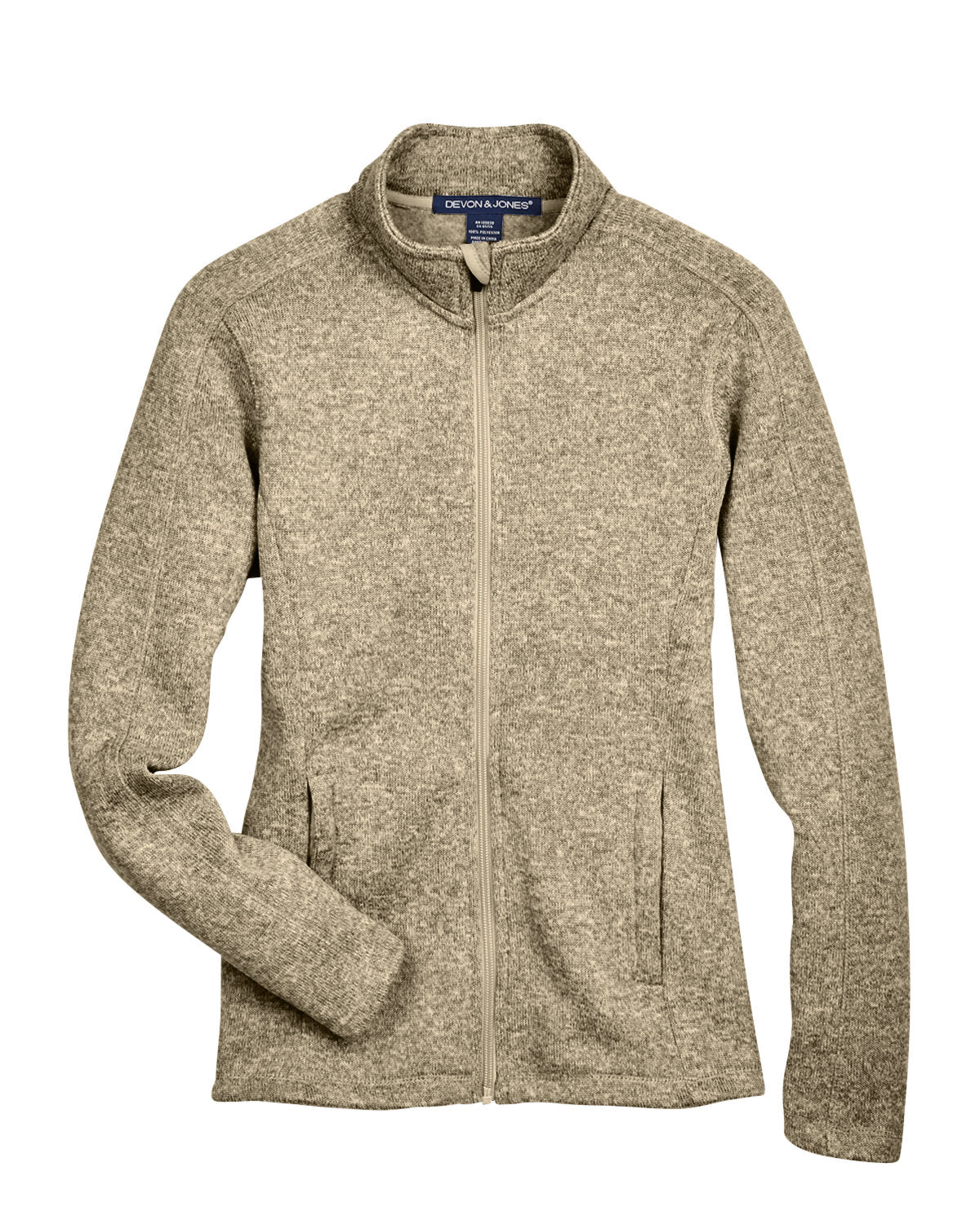 Devon & Jones Ladies' Bristol Full-Zip Sweater Fleece Jacket Devon & Jones