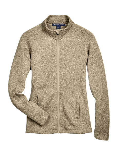 Devon & Jones Ladies' Bristol Full-Zip Sweater Fleece Jacket Devon & Jones