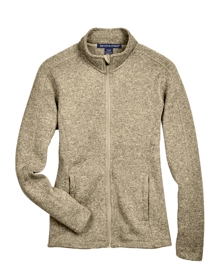Devon & Jones Ladies' Bristol Full-Zip Sweater Fleece Jacket Devon & Jones