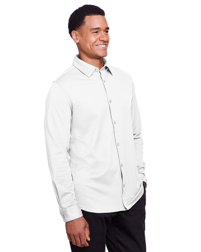Devon & Jones Men's CrownLux Performance™ Plaited Button-Down Shirt