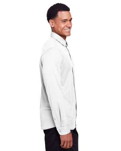 Devon & Jones Men's CrownLux Performance™ Plaited Button-Down Shirt