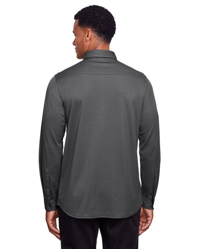 Devon & Jones Men's CrownLux Performance™ Plaited Button-Down Shirt