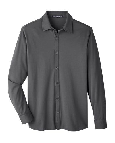 Devon & Jones Men's CrownLux Performance™ Plaited Button-Down Shirt
