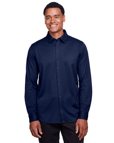 Devon & Jones Men's CrownLux Performance™ Plaited Button-Down Shirt