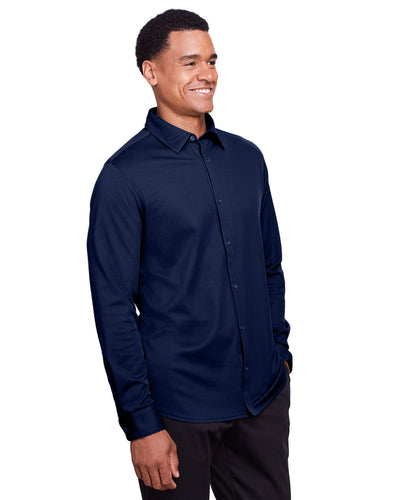 Devon & Jones Men's CrownLux Performance™ Plaited Button-Down Shirt