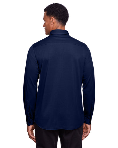 Devon & Jones Men's CrownLux Performance™ Plaited Button-Down Shirt