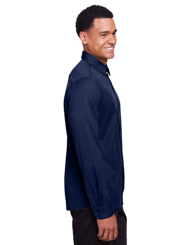 Devon & Jones Men's CrownLux Performance™ Plaited Button-Down Shirt