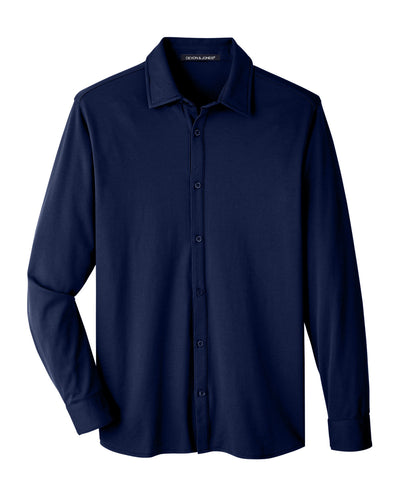 Devon & Jones Men's CrownLux Performance™ Plaited Button-Down Shirt