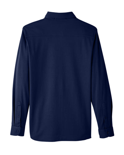Devon & Jones Men's CrownLux Performance™ Plaited Button-Down Shirt