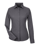 Devon & Jones CrownLux Performance™ Ladies' Tonal Mini Check Shirt Devon & Jones