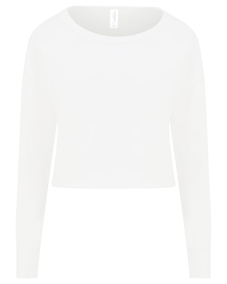 AWDis Ladies' Cropped Pullover Sweatshirt AWDis