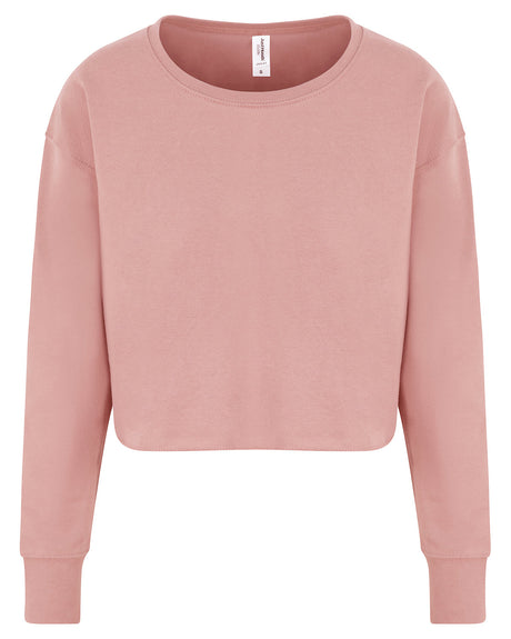 AWDis Ladies' Cropped Pullover Sweatshirt AWDis