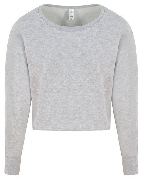 AWDis Ladies' Cropped Pullover Sweatshirt AWDis
