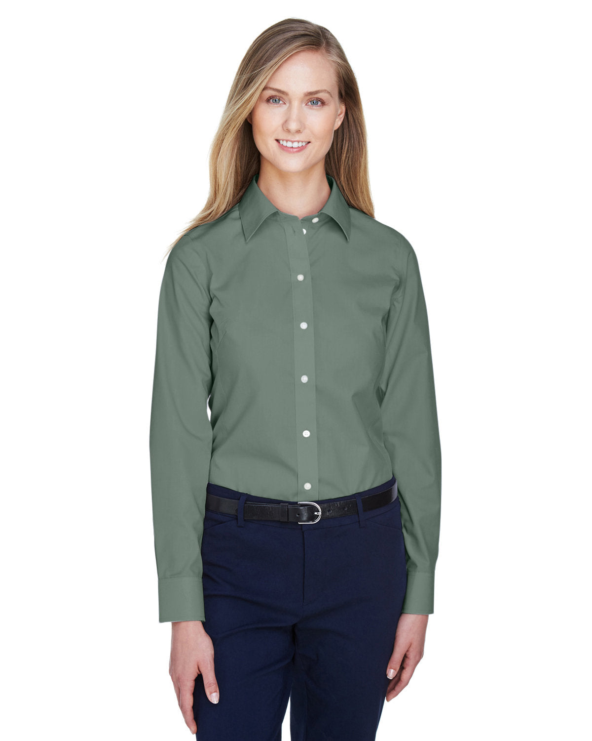 Devon & Jones Ladies' Crown Woven Collection™ Solid Broadcloth Devon & Jones
