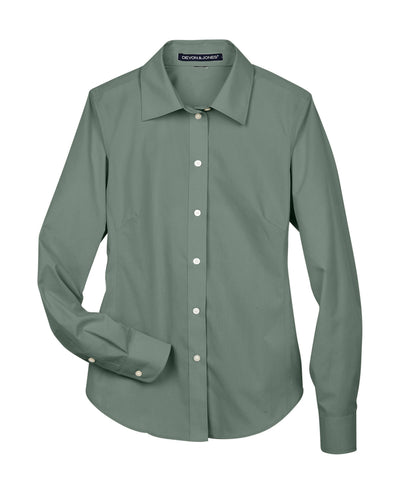 Devon & Jones Ladies' Crown Woven Collection™ Solid Broadcloth