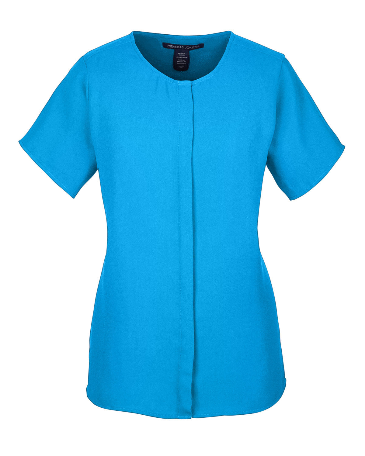 Devon & Jones Ladies' Perfect Fit™ Short-Sleeve Crepe Blouse Devon & Jones