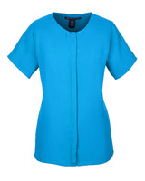 Devon & Jones Ladies' Perfect Fit™ Short-Sleeve Crepe Blouse Devon & Jones