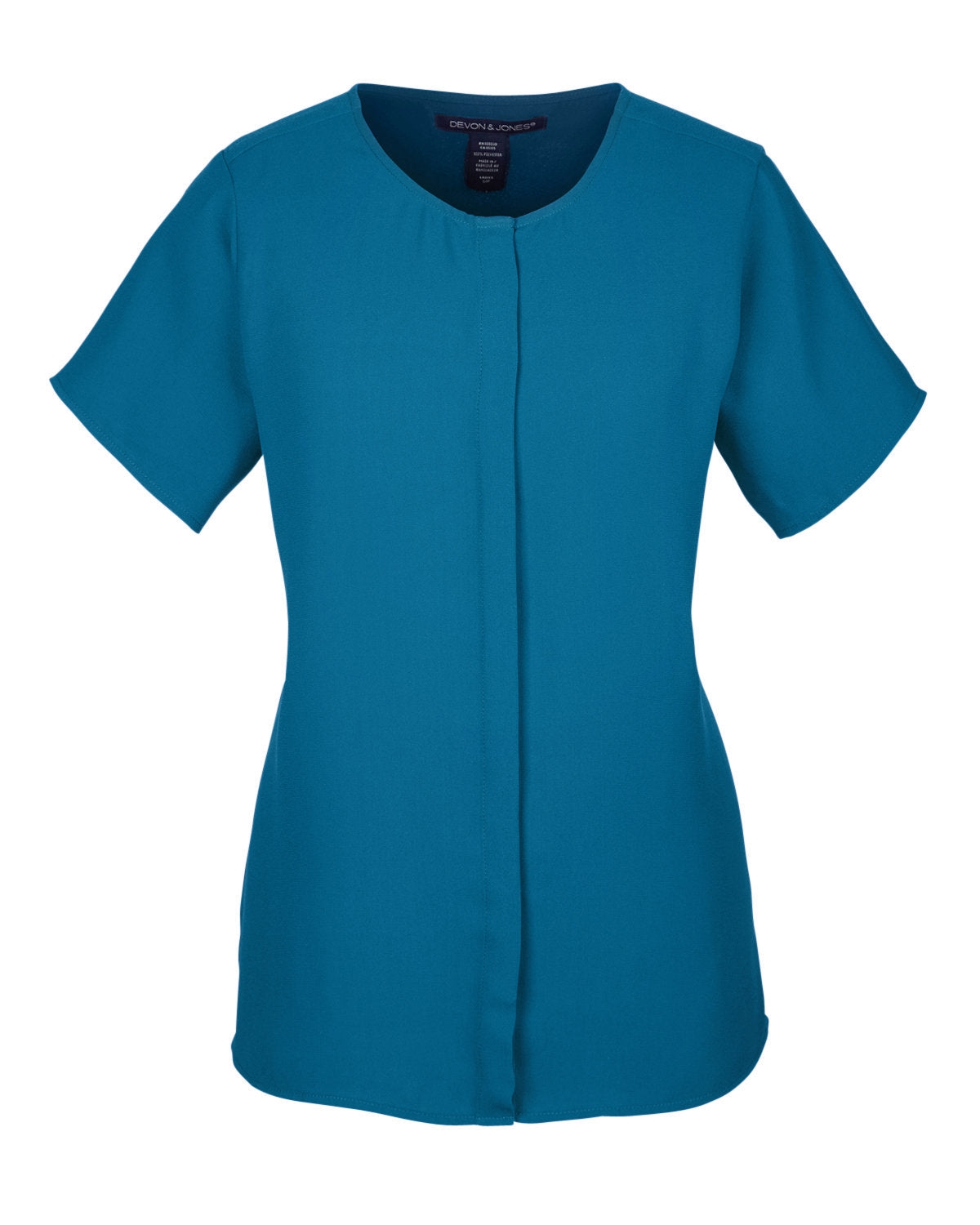 Devon & Jones Ladies' Perfect Fit™ Short-Sleeve Crepe Blouse Devon & Jones