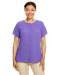 Devon & Jones Ladies' Perfect Fit™ Short-Sleeve Crepe Blouse Devon & Jones